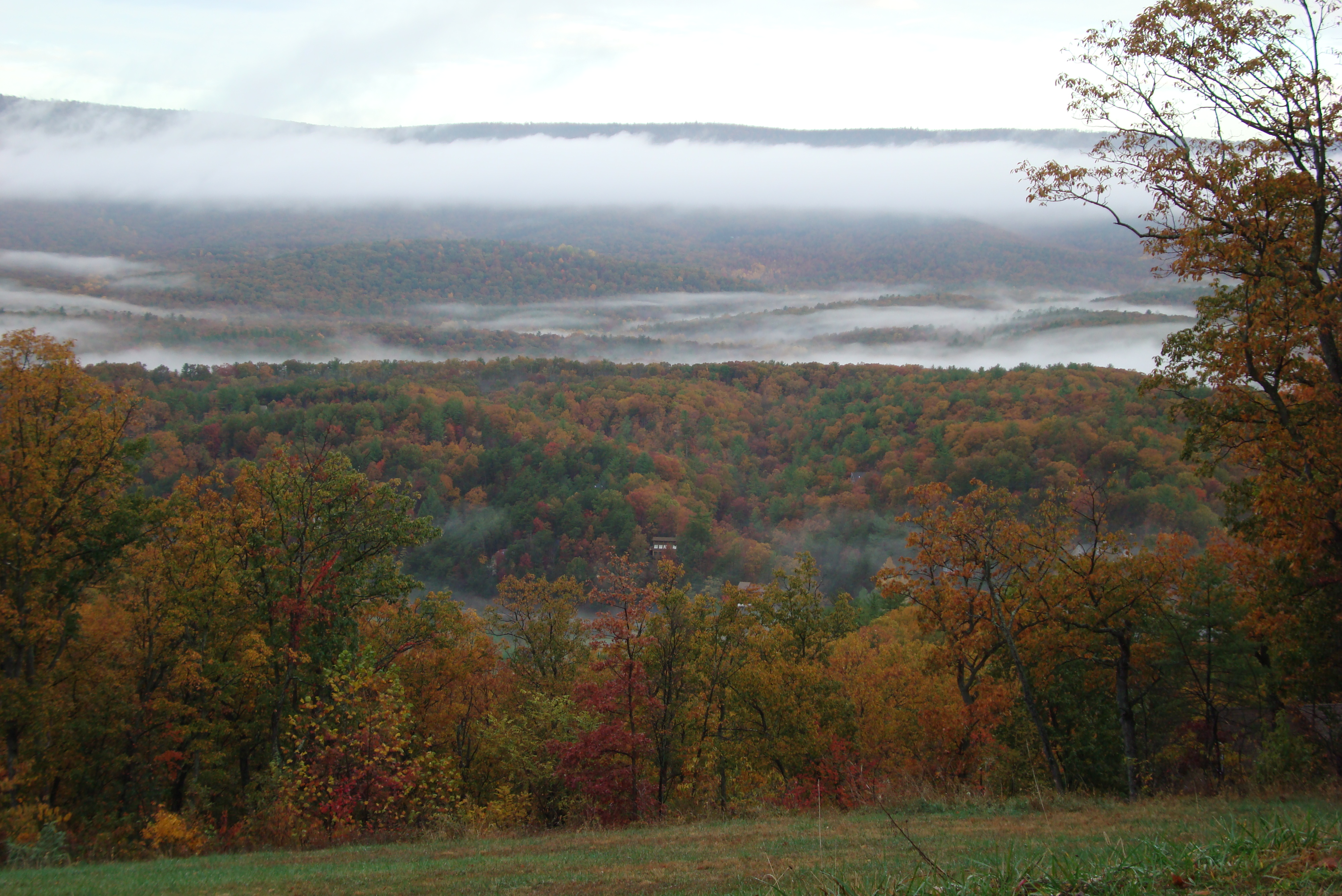 Autumn View from Sky Chalet Mountain Lodge